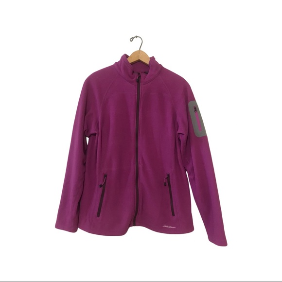 Eddie Bauer Dark Purple Fleece - Picture 1 of 4